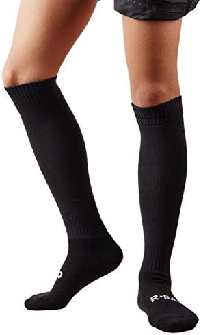 Meias de futebol de compressão esportiva masculina de Matari sobre as meias altas do joelho