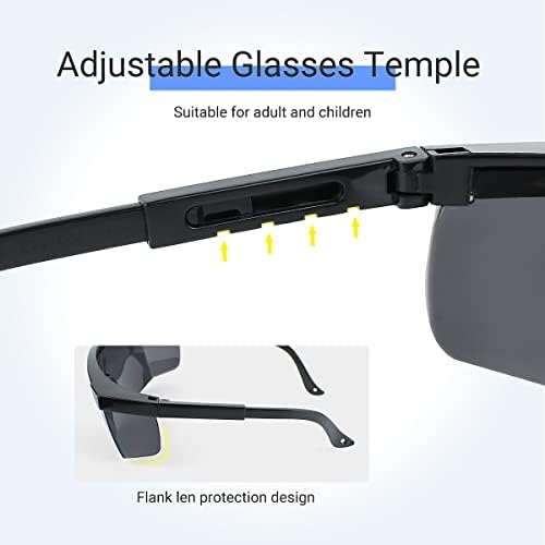 Óculos de proteção de segurança PETLESO O óculos de proteção protetores, detritos anti -gotículas Google para Laboratório de