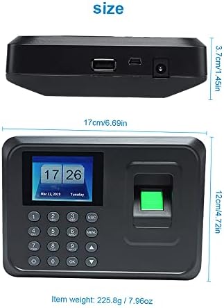 BISOFICE Inteligente Biométrica de impressão digital Máquina de atendimento a funcionário Funcionário