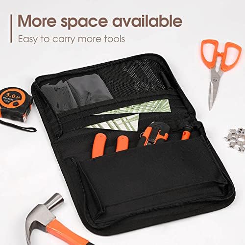 Bandeira do Colorado Moutain Balless Ferramenta Organizador Pocket Pocket Multifunction Ploth dobring Portable Tool Bag zip em torno da carteira