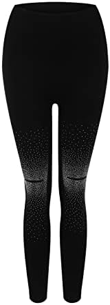 Roupas femininas verão nove pontos Pontas de calças de perfuração quente leggings pretos para mulheres lixo de bunda feminina