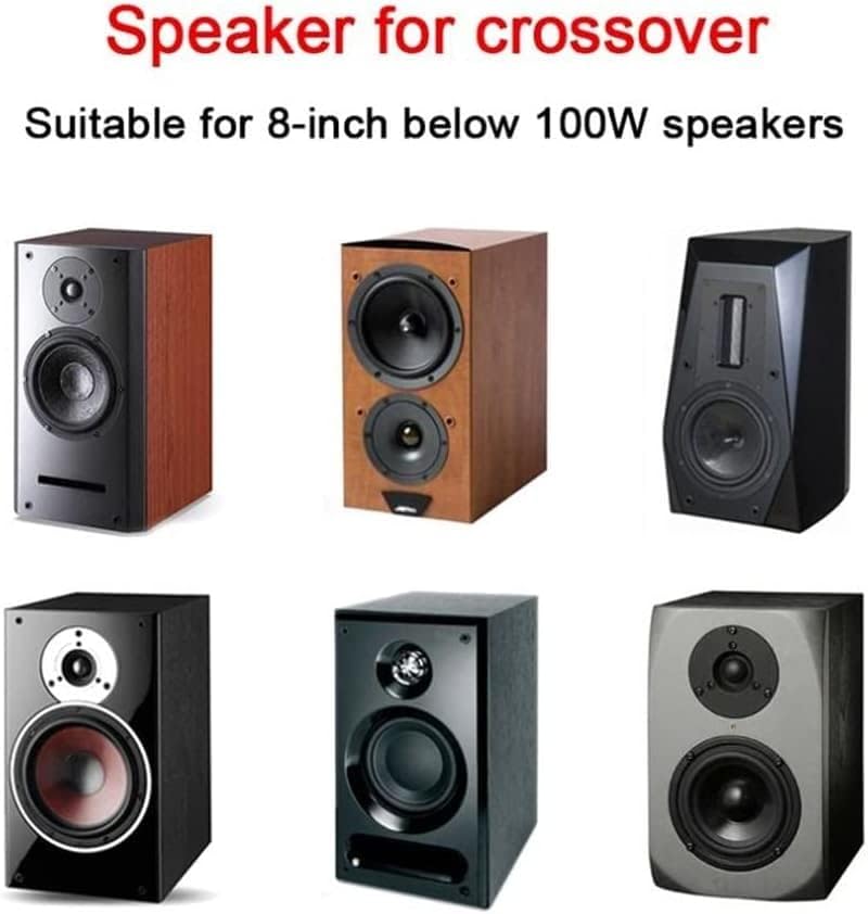 HEIMP Crossover Divisor de áudio D226 100W Alto -falante de 2 vias Crossover Audio Treble +Bass Independente Speakers Filtro Frequency