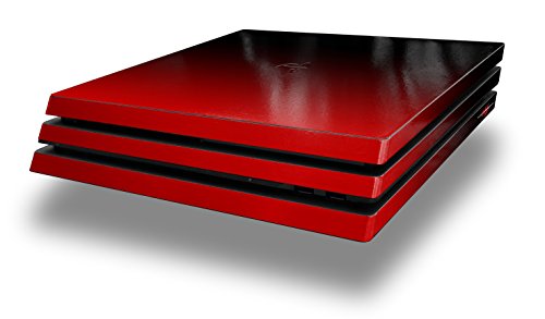 Wraptorskinz PS4 Pro Skin Smooth Fades Red Black - Erro de pele de estilo Decal