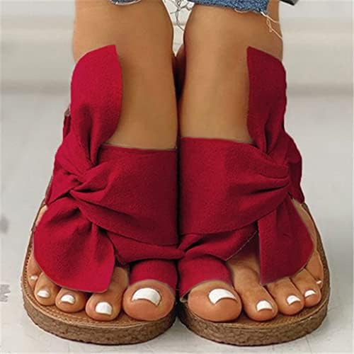 Flipers de praia para mulheres senhoras anel de bico de pé de verão casual chinelos de chinelos de sandálias de caminhada ao ar livre sapatos de moda