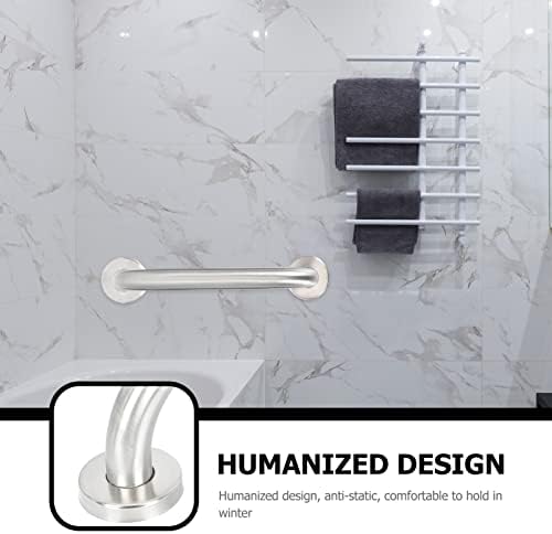 Zerodeko 2pcs Handrail Sufra corrimão Handrail Handle-a-aço inoxidável para o banheiro
