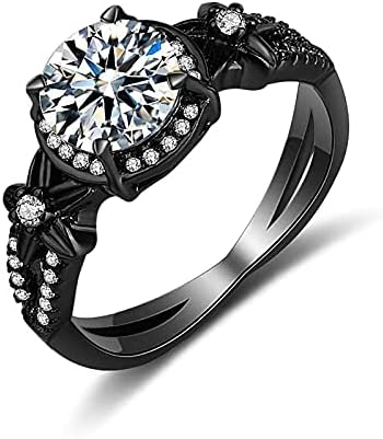 Anel de jóias mmknlrm anéis de jóias mulheres tamanho vermelho 5-10 zircão de dedo de dedo de casamento anéis de liga de humor Bracelets