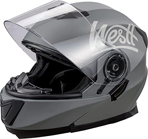 Capacetes Westt Dirtbike para adultos - Motocicleta Meio capacetes para homens elevável queixo - Motocicleta ATV Capacetes