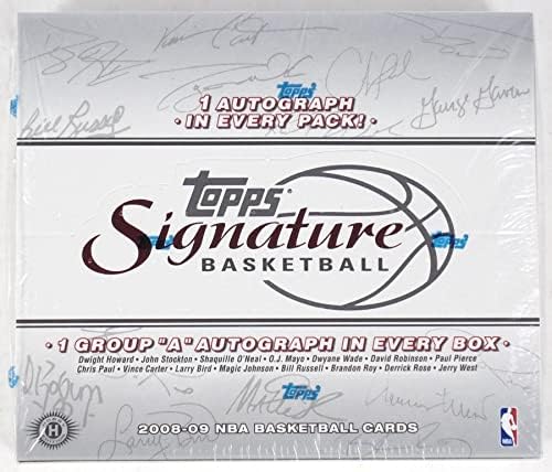 2008/09 Topps Signature Basketball Hobby Box - Conjuntos de jogadores de basquete