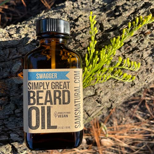 Óleo de barba simplesmente excelente - Óleo de barba com aroma de arrogância - Condicionador de barba 3 oz Aplicador fácil -