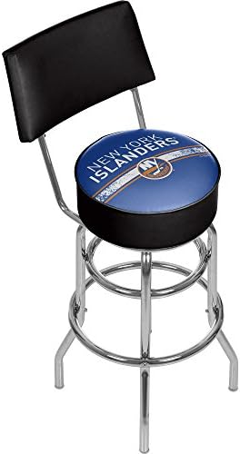 Marca de marca registrada NHL New York Islanders Slitores Banco com as costas