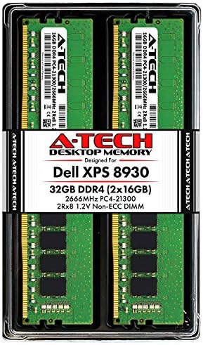 Kit de RAM de 32 GB de Tech para Dell XPS 8930 Tower-DDR4 2666MHz PC4-21300 NÃO ECC DIMM Desktop Memory Upgrade