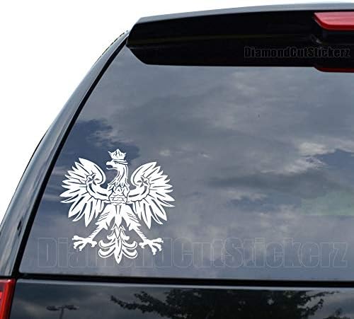 Polish Eagle Emblem Crest Decalador adesivo Car Caminhão de caminhão de motocicleta para o laptop da parede Decoração de parede - Tamanho - Cor