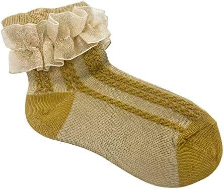 Sysolywin 5 pares fofos meninas de babá de traje de algodão renda de bebê meias de princesa meias de estilo para criança infantil