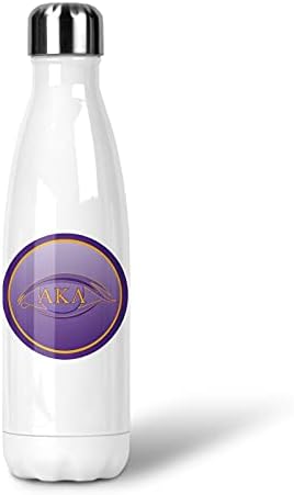 Alpha Kappa Lambda Aço inoxidável garrafa de água 17 oz