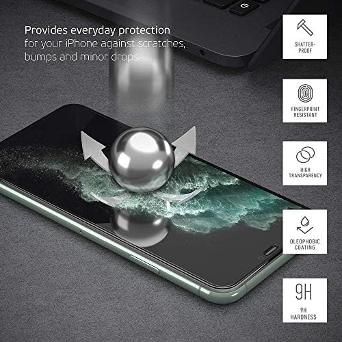 Deppa | 2 pacote | Protetor de tela 3D para iPhone XS/X/iPhone 10 vidro temperado - borda de cobertura total com fácil instalação kit de bandeja | sem bolhas | Compatível com caso | Guia de instalação de vídeo