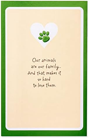 Cartão de simpatia do animal de estimação americano de saudações