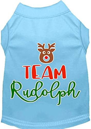 Equipe Rudolph Print Dog Camisa Cinza LG