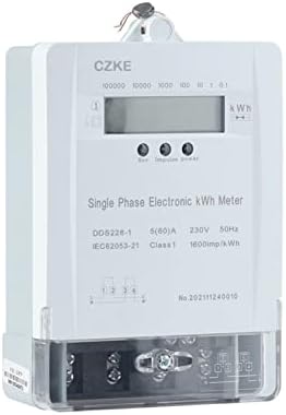 KDEGK DDS226-1 METRO DE HORA DE APATO DO FASA ESTÁTICA 230V 50HZ MAX 60A CLASSE 1 AC Energia ativa