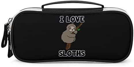 I Love Sloths Bolsa Lápis Bolsa de Pape