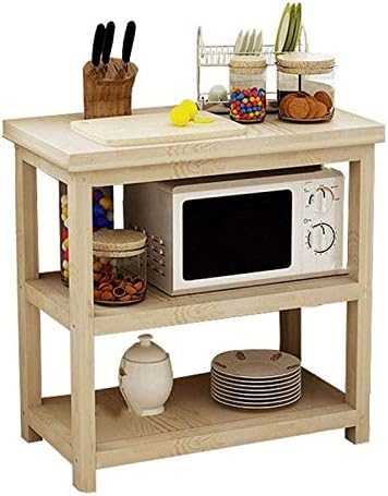 Uxzdx Wooden Kitchen Shelf, prateleira de especiarias, prateleira da mesa da cozinha doméstica, suprimentos internos