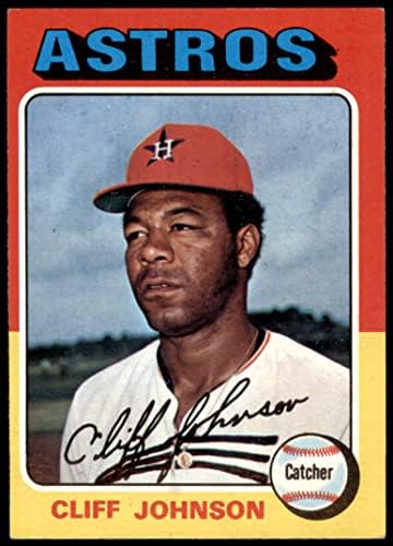 1975 Topps 143 Cliff Johnson Houston Astros ex Astros