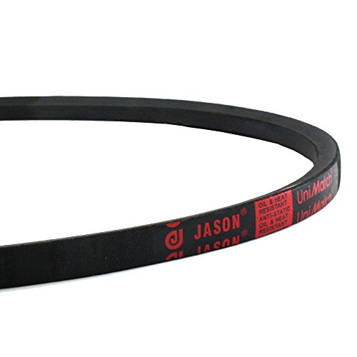 Jason Industrial A64 4L660 V-Belt, seção A/4L, borracha natural/sbr/poliéster, 66 comprimento externo, 1/2 largura superior, 11/32 de espessura
