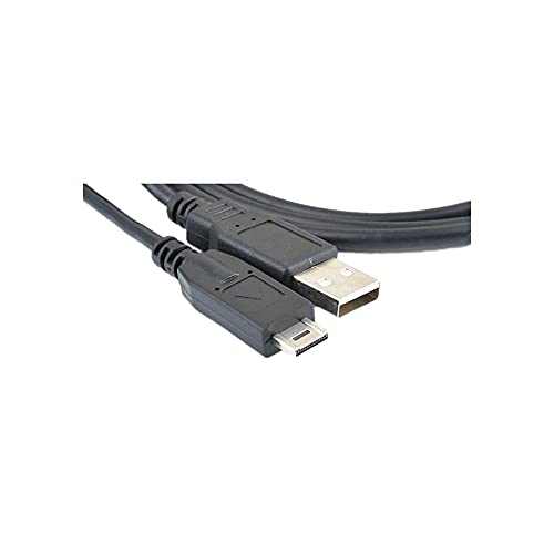 BZCEMIND USB Data Sync Cable Word Lead Adequado para Panasonic Lumix DMC-ZS1 DMC-ZS3 DMC-ZS6 Câmera