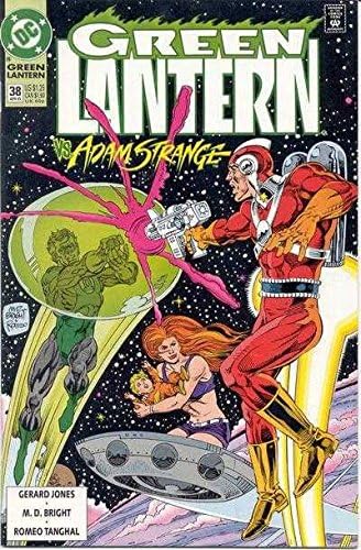 Green Lantern Comics 38 Arte de produção Página original 18 assinado Anthony Tollin