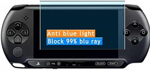 VAXSON PACK 3-PACK Anti-Blue Screen Protector, compatível com PSP E-1000 E1000 TPU Film Protectors Stick [não temperado]