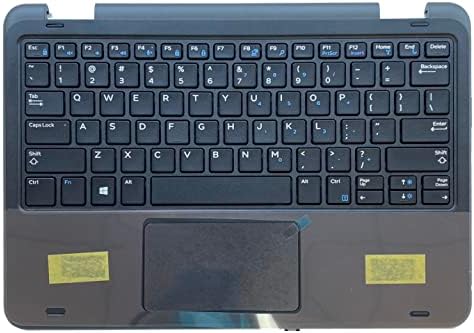 Substituição para Dell Chromebook 11 3190 Latitude 11 3190 Touch 2-em 1 Laptop Case superior PALMREST TECHADO TOCKPAD MONTAGEM PARTE 017MHW 17MHW