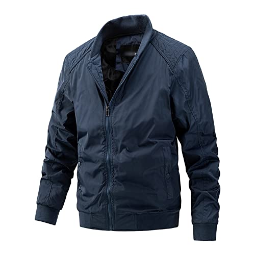 Jaqueta de vôo leve masculina Spring outono Softshell Bomber Casat Outwear Zipper Militar Windbreaker Sportswear