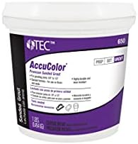 TEC Accucolor - rejunte de areia premium - aprimorada de cor de cor de cor, resistente a desgaste e enchimento de articulação