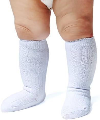 Epeius unissex-baby sem costura com nervuras/joelho de malha de cabo