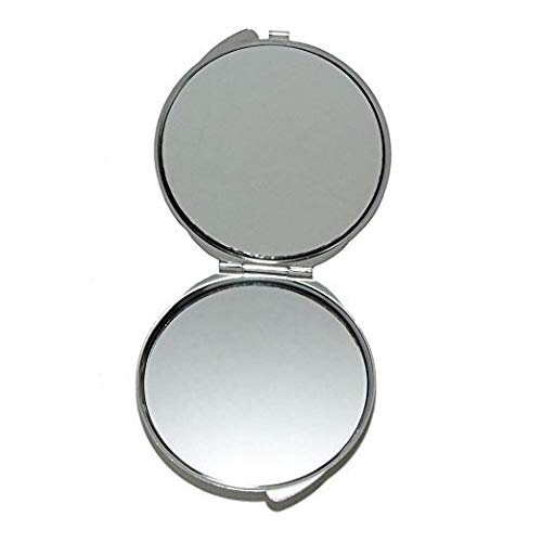 Espelho, espelho de maquiagem, bulldog inglês, espelho de bolso, ampliação de 1 x 2x