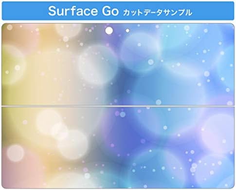 capa de decalque igsticker para o Microsoft Surface Go/Go 2 Ultra Thin Protective Body Skins 001860 Shabondama simples verde