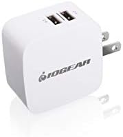 Iogear Gearpower 2 -Porta USB Wall Charger - Charge Rapid - Smartphones iPhone Android Tablets - Carregar 2 dispositivos