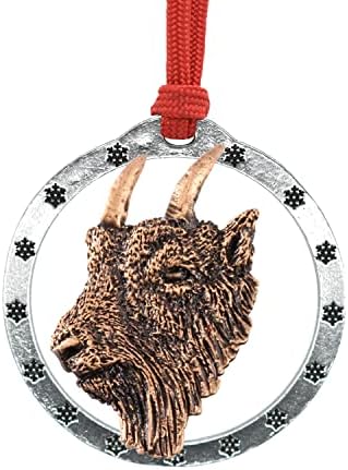Presente de ornamento de floco de neve de salmão com salmão para decorar grinaldas de férias e árvores de Natal - feitas nos Estados Unidos - SKU MP036SF