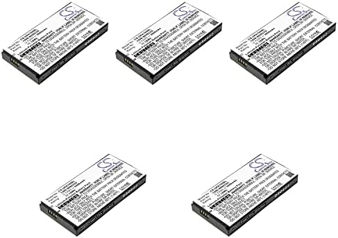 BCXY 5 PCS Substituição da bateria para WASP DR3 2D DR4 2D 633809002175