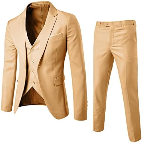 Camisa de vestido masculino Terno masculino Slim 3 peças Terno comercial Jaqueta de festas de casamento e calça casaco