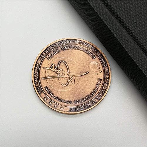 U S Mars Rover Landing Medalha comemorativa Curiosidade Terreva