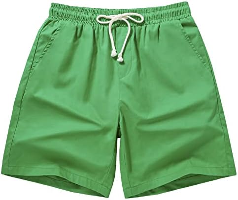 Wulful Men Slums Slim Casual Fit 7 Caminhada de Summer Summer Shorts leves de praia
