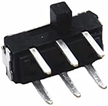 Bienka Micro Switch 20pcs preto 6 pinos lateral alocam seis pés inserir diretamente interruptores de interruptor de alternância tacada