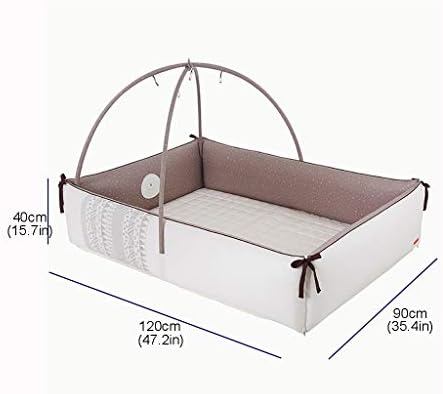 Liu portátil portátil-intermediário de cama removível com rede de mosquitos, berço multifuncional