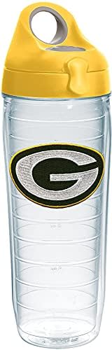 Tervis fabricado nos EUA NFL Green Bay Packers Packers Isolle Tumbler Cup mantém bebidas frias e quentes, garrafa de água de 24 oz,