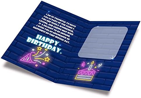 Prime Saudações Cartão de Aniversário para Sonro, Made in America, ações de cartão grosso e ecológico com envelope premium