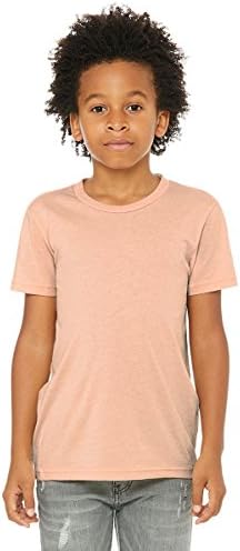 Bella Canvas Youth TriBlend S-Sleeve T-Shirt M Peach TriBlend