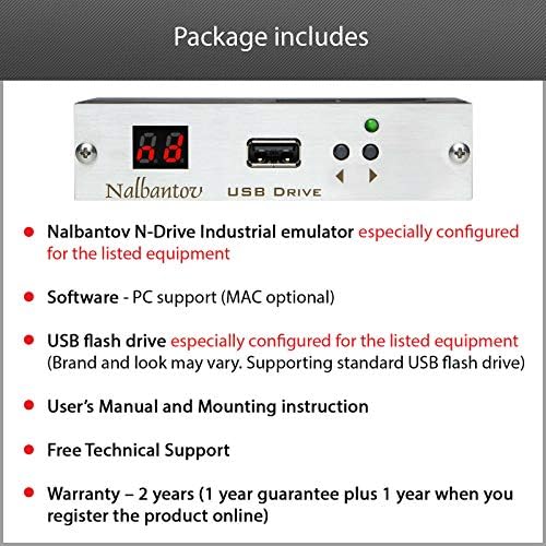 Nalbantov Usb Disk Drive emulador N-Drive Industrial para okuma mx45vbe osp700m