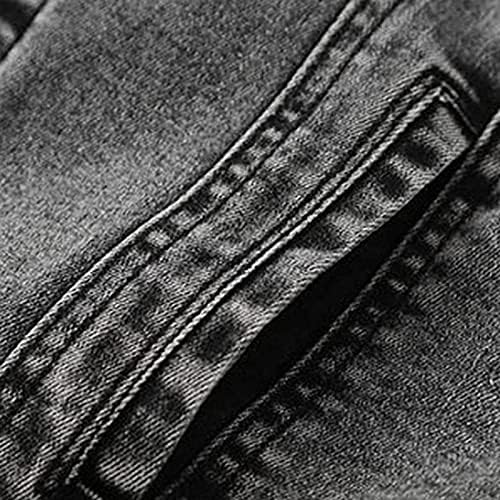Mulheres destacáveis ​​capuz jeans jeashet button vintage para baixo, casaco solto e solto com bolso Taupe Wool Casat