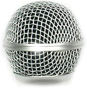 Microfone de malha 2x Grille para Shure SM58 565SD Microfone LC, cor original