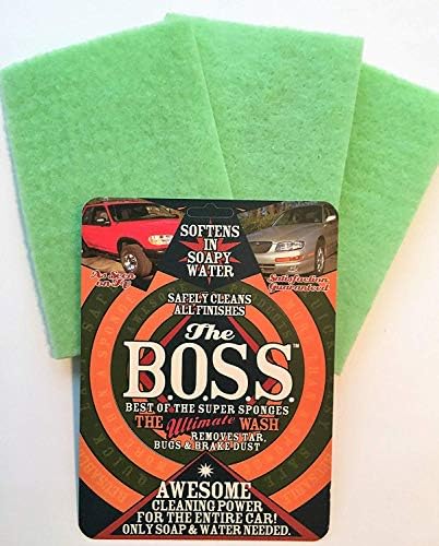 Boss Automobile Sponge, pacote de 3 pelo preço de 2!
